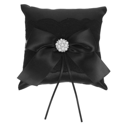 Coussin alliances noir - noir,