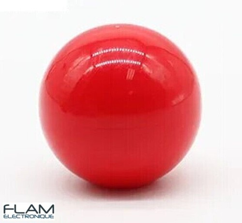 Boule stick rouge 6x35mm borne - stick,
