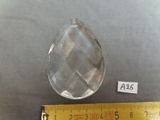 63.5/41mm Drop Shaped Crystal Chandelier Lamp (Lot of 1) (Ref A26)