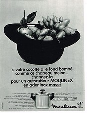 ADVERTISING 014 1972 MOULINEX pressure cooker cooker - minute