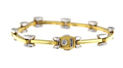 Bracelet chimento jaune - in, or