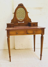 coiffeuse en noyer massif