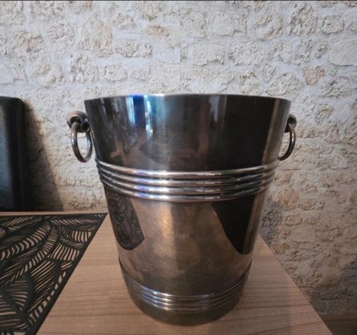 Seau champagne métal - à,