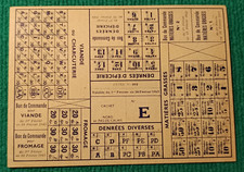 SUPPLY - TICKET SHEET MEAT COLD CUTS - VARIOUS MEADOWS 1943