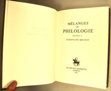 MELANGES PHILOLOGIE FERDINAND