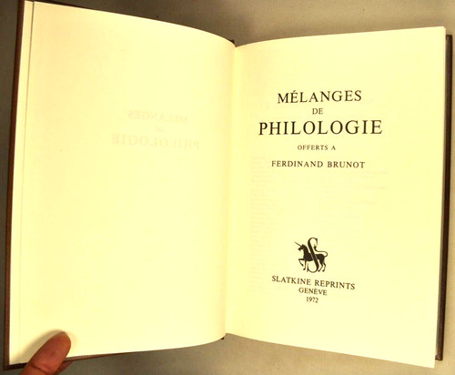 Melanges philologie ferdinand - melanges,