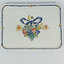 Bernardaud Limoges France Borghese Rectangular Tray Trinket Dish Bon Bon Plate