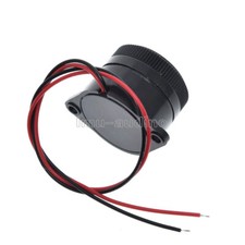 90DB Buzzer 29.5x24.5mm DC 12V Active Piezoelectric Buzzer Continuous Sound NEW
