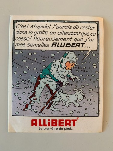 Sticker promo tintin - promo,