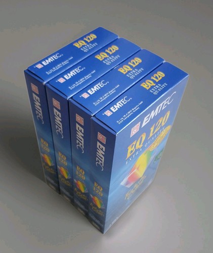 Lot vhs emtec eq120 - lot,