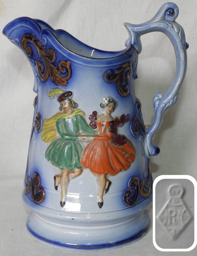 Staffordshire xixème pichet - staffordshire,