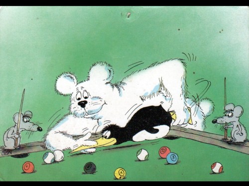 Mouse polar bear - mouse,, penguin