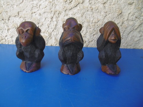 Les singes sagesse - singes,