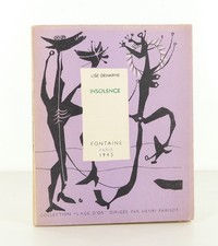 Lise DEHARME - Insolence - 1945. - Edition Originale