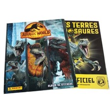 Jurassic World The After World panini album with official guide incomplete