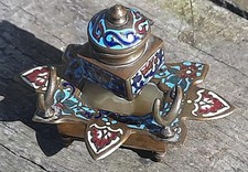 ANCIEN ENCRIER ÉMAUX