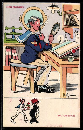 Carte postale artiste henri - d'artiste,