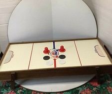 Vintage Carrom Face-Off Hockey II Table Top Game Air Hockey Tested 