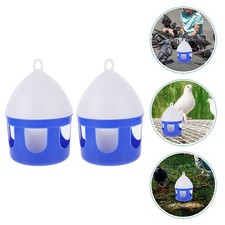  2 Pcs Pigeon Supplies Mangeoir Oiseaux Alimentant Pour Animaux De Compagnie