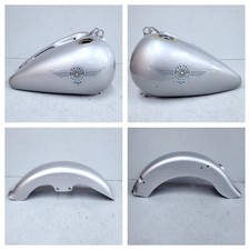 Harley-Davidson Softail Fat Boy Custom Painted Tins Set Silver Evo 61237-91A