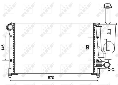 Radiateur fiat panda - radiateur,