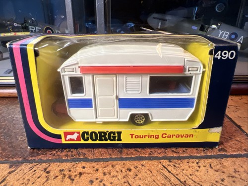 Corgi 490 touring caravan - corgi,