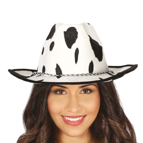 Chapeau cowboy peau vache - chapeau,