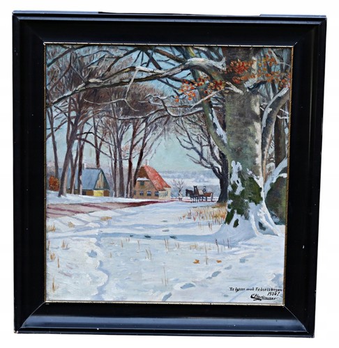 Huile sur toile 1930 - huile,