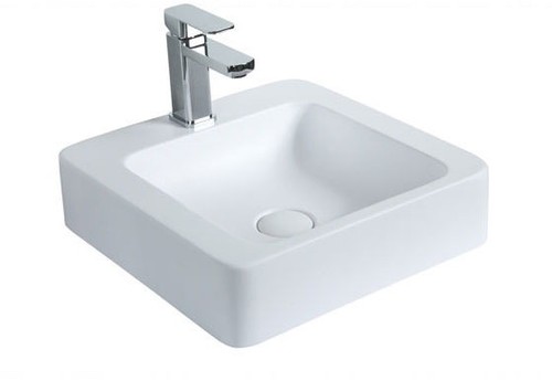 Bathroom sink modern - bathroom, cast