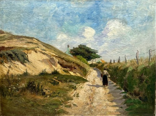 Chemin dune huile sur - chemin,