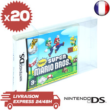 20 Boitiers de Protection Crystal box Jeux Nintendo DS 0,3mm Neufs