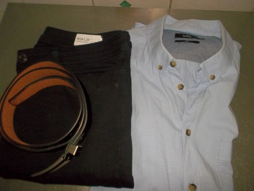 Chemise jean skinny noir - chemise, xl,jean