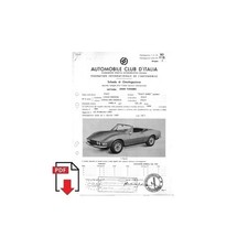 1967 Fiat Dino Spider Scheda