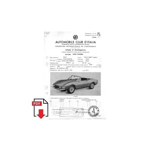 1967 fiat dino spider - 1967,