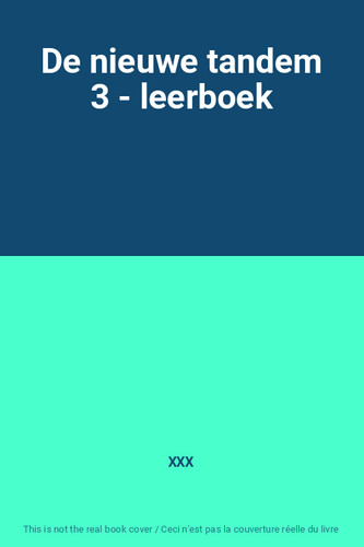 Nieuwe tandem leerboek - -,