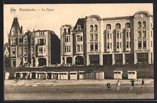 Old postcard Middelkerke, La Digue 