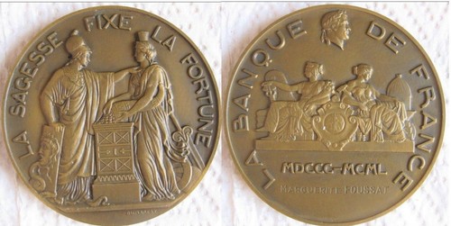 Médaille bronze banque - bronze,