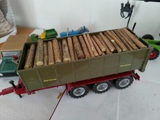 chargement BOIS tronc grume pour remorque caisson déposable 1/32 tracteur diaram
