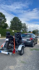 *LOCATION REMORQUE PORTE MOTO