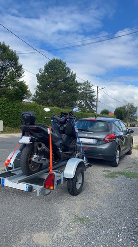Location remorque porte moto - *location,