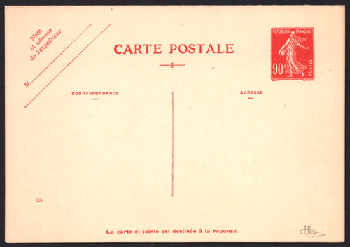 Entiers postaux cprp1 - entiers,
