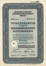 Siemens Halske AG 1939 Berlin Nuremberg Erlangen advantages 700 RM BSH Bosch Nixdorf