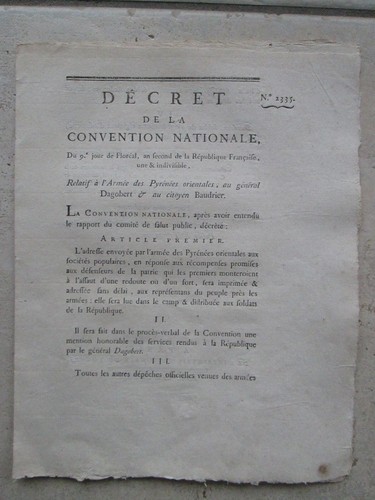 Décret 1793 armée - décret,