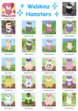 Webkinz Classic Hamsters *virtual code only* ~read description~