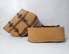 paire de sacoches en cuir