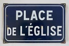 PLACE EGLISE, plaque