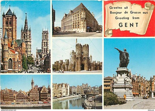 Carte postale belgique - carte,