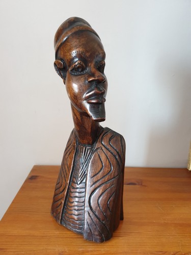 Grande sculpture africaine - , en