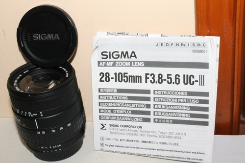 Zoom sigma 105 d - mm, pour