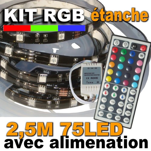 853 5bk kit ruban led - led, rgb